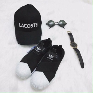 GIÀY ADIDAS SLIPON SÒ QUAI CHÉO CỰC COOL [ FULL BOX + TẶNG MÓC KHOÁ 🔑]