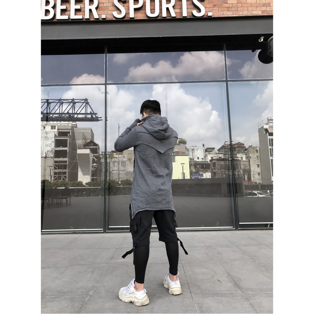 Áo Hoodie Lexuza Parkour Zipper