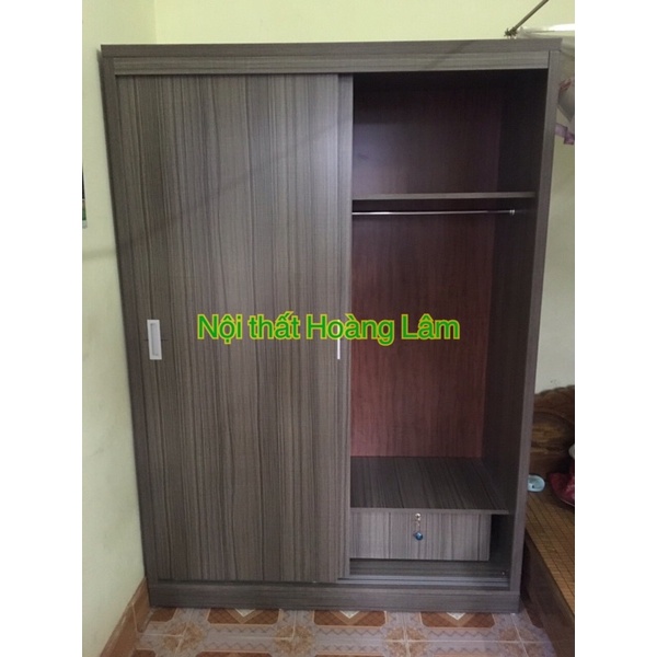 Tủ gỗ công nghiệp cánh lùa dài 120 cm