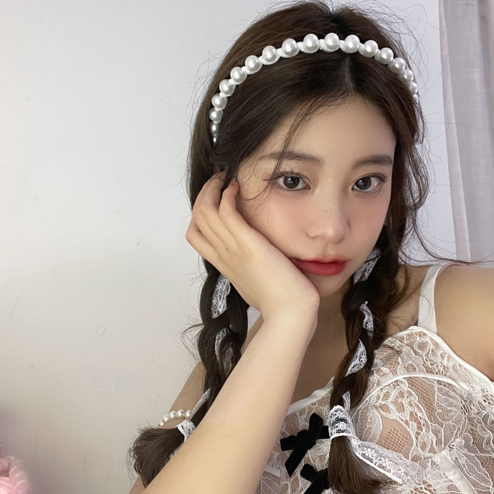 Băng Đô Ren Kiểu Dáng Hàn Quốc Xinh Xắn Cho Nữ