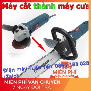 Lưỡi cưa xích gắn máy mài luoi cua xich gan may mai