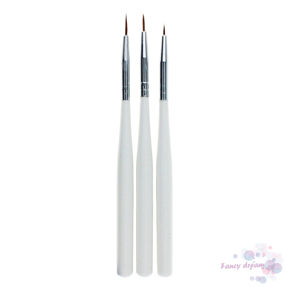 Set 3 cọ vẽ trang trí móng tay tiện dụng