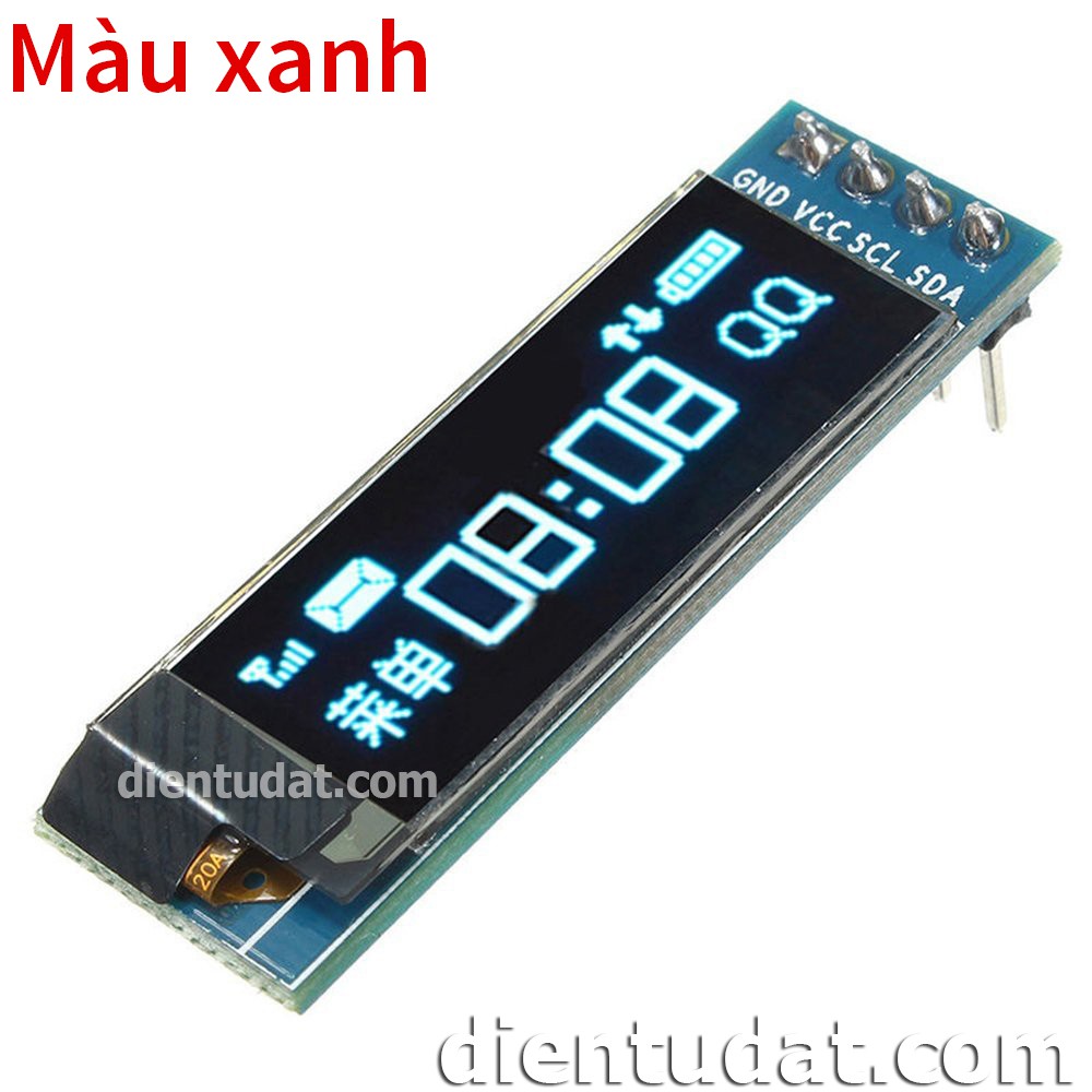 Màn hình oled 0.91 inch - Xanh