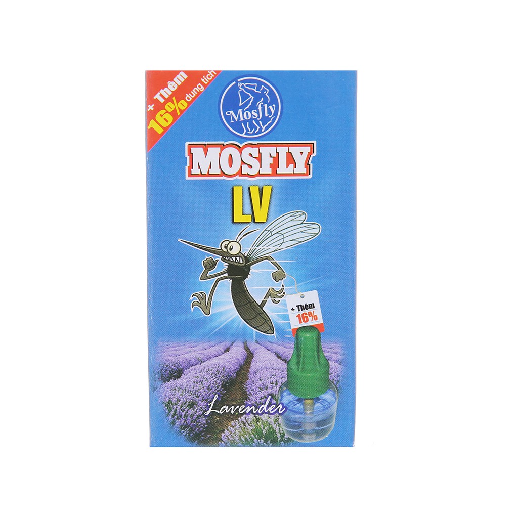 Chất xông đuổi muỗi Mosfly LV hương lavender 30ml