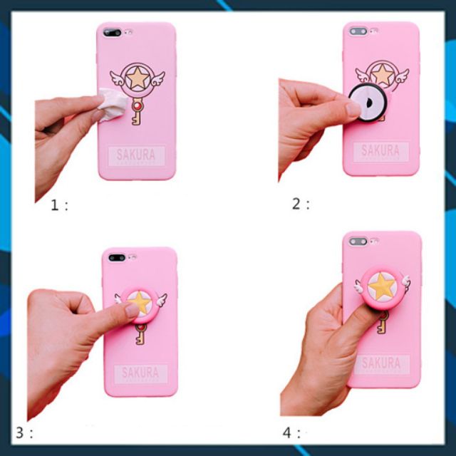 Giá đỡ điện thoại popsocket hình thú siêu cute mã 1