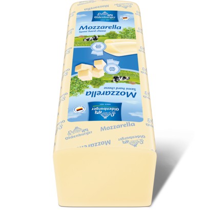 Phomai bào sợi Mozzarella Oldenburger Đức 1kg