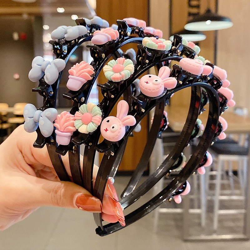 Cài tóc đính hoa nhiều màu sắc tùy chọn phong cách Hàn Quốc dễ thương cho nữ