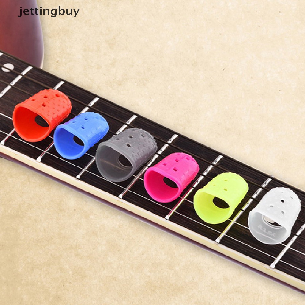 Bộ 5 miếng bọc ngón tay JETTING bằng silicone giúp bảo vệ ngón tay khi chơi guitar