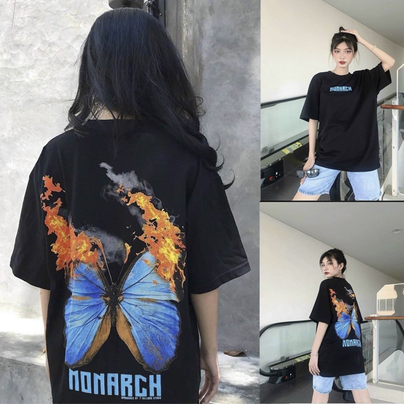 Áo Thun Form Rộng Tay Lỡ Unisex Hình Thỏ 35-70kg | BigBuy360 - bigbuy360.vn