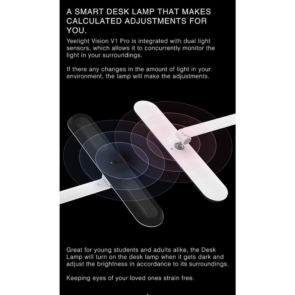 Đèn bàn CHỐNG CẬN CAO CẤP YEELIGHT V1 PRO -hàng chính hãng-hỗ trợ Homekit