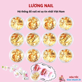 Giấy nhún nail giấy nhún vàng bạc phụ kiện trang trí nail