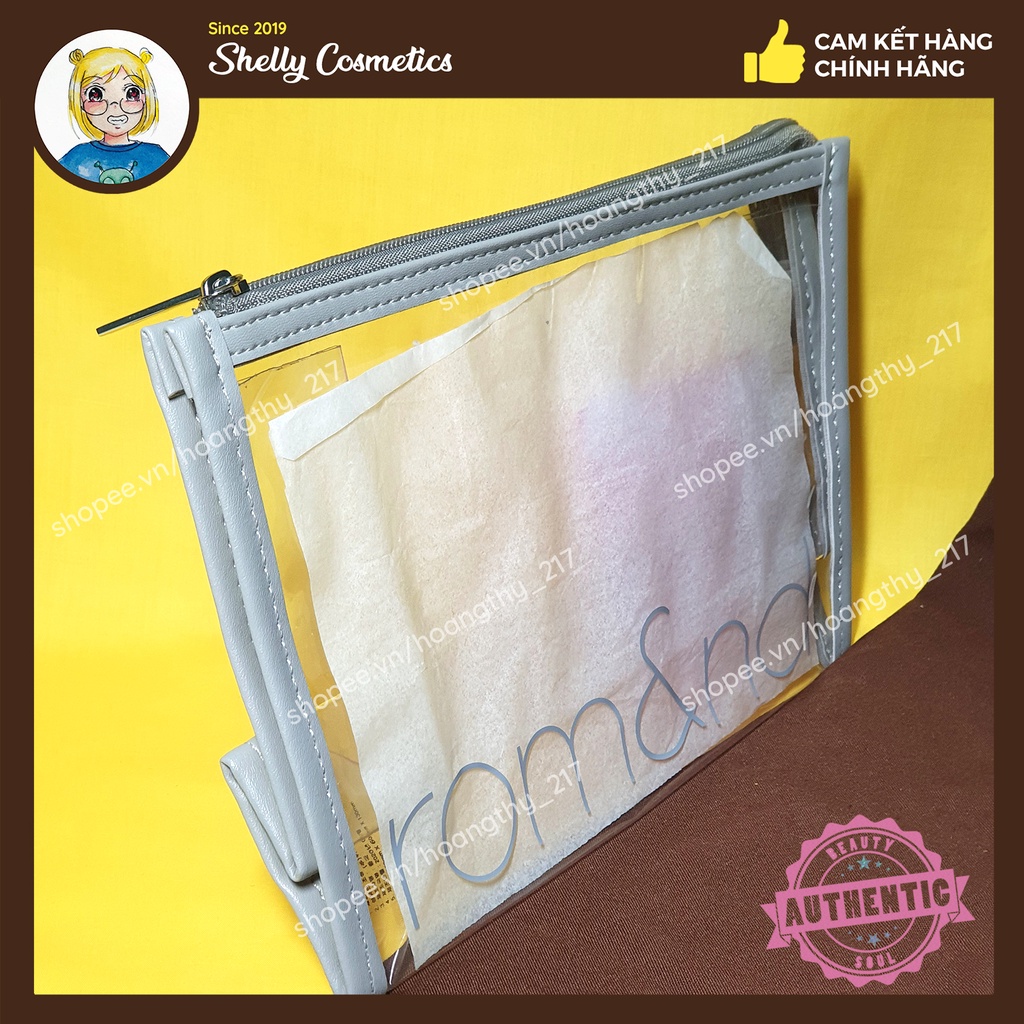 Túi Đựng Mỹ Phẩm Siêu Xinh Romand Clear Big Pouch PVC