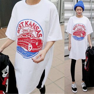 [order] áo thun dáng dài ulzang xẻ tà side split ulzzang tshirt