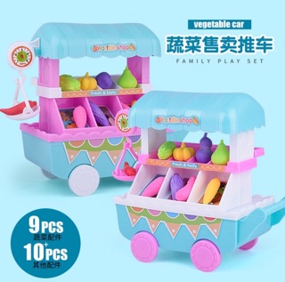 Bộ xe đẩy siêu thị có đèn nhạc