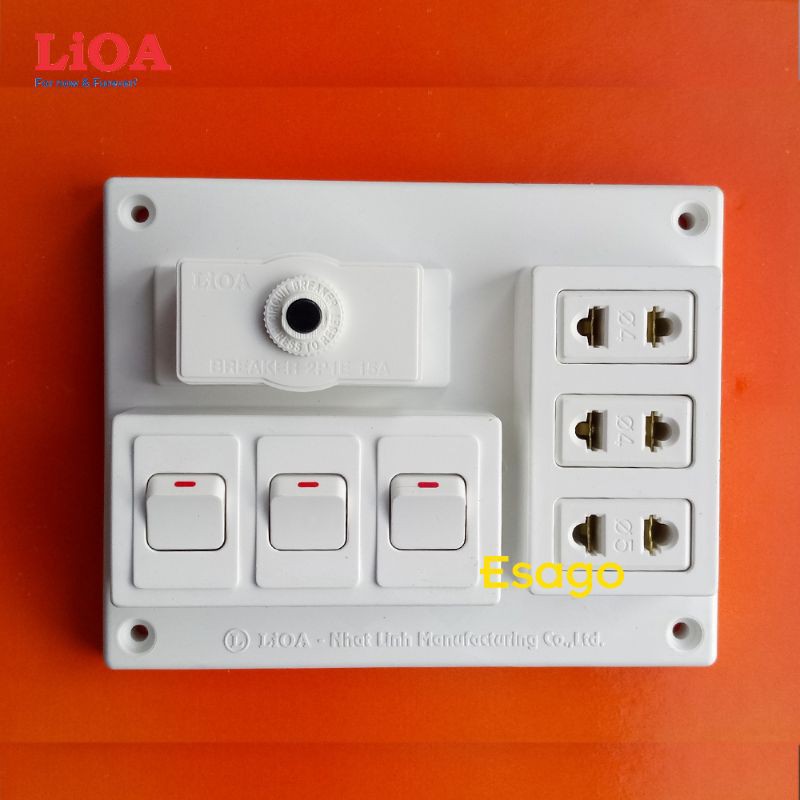 HỘP CÔNG TẮC NỔI 01 CHIỀU LiOA