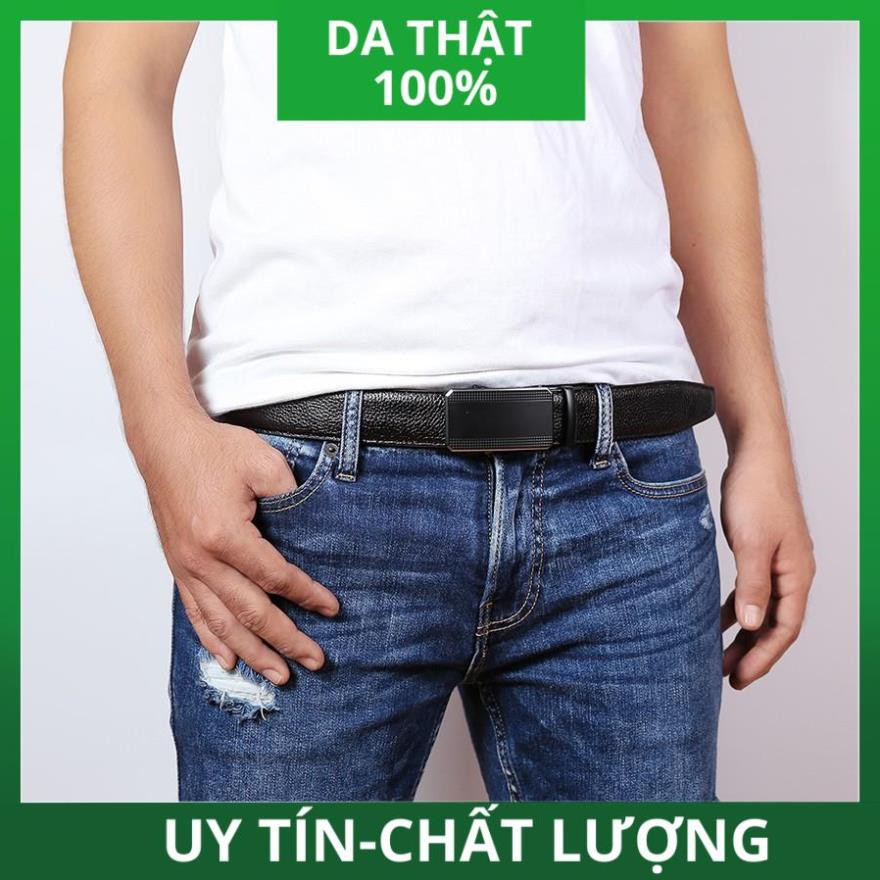 [ DA THẬT ] Thắt Lưng Nam Da Bò Vân Miu Premium leather Lịch Lãm T226D40