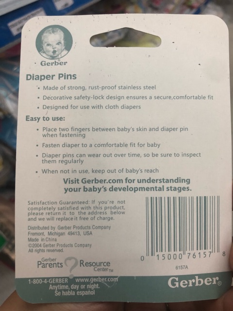 Cắt móng tay Gerber cho bé