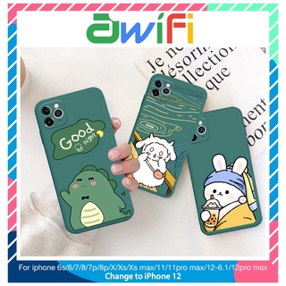 [ Xả ] Ốp lưng iphone cạnh vuông động vật 5/5s/6/6plus/6s/6splus/7/7plus/8/8plus/x/xr/xs/11/12/pro/max/plus/promax - Awi