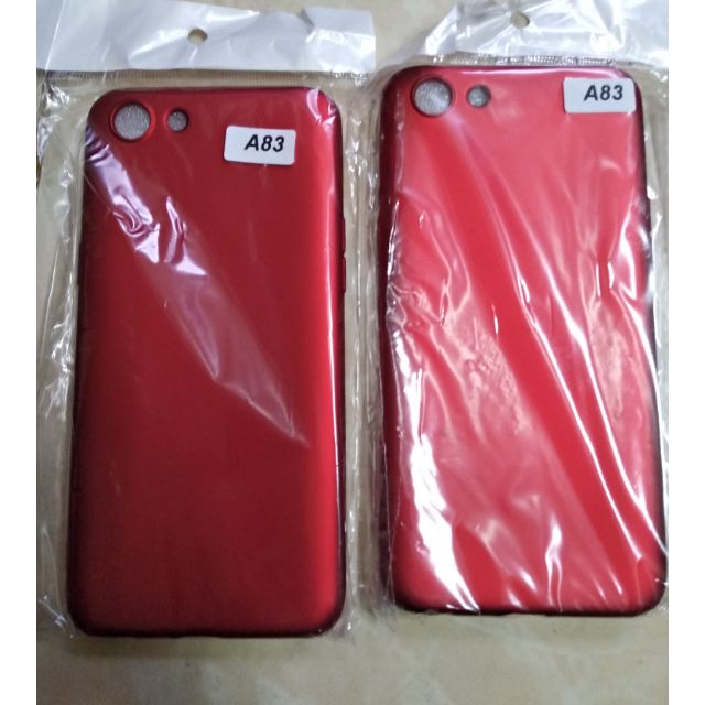 Ốp Oppo A83 dẻo đỏ nhung