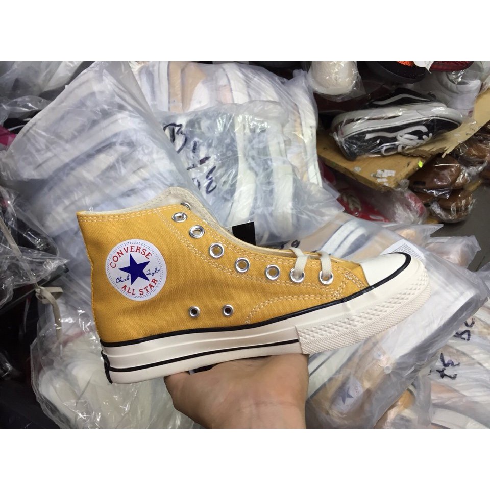 [FULLBOX] Giày thể thao Converse Classic Cổ Cao màu Vàng