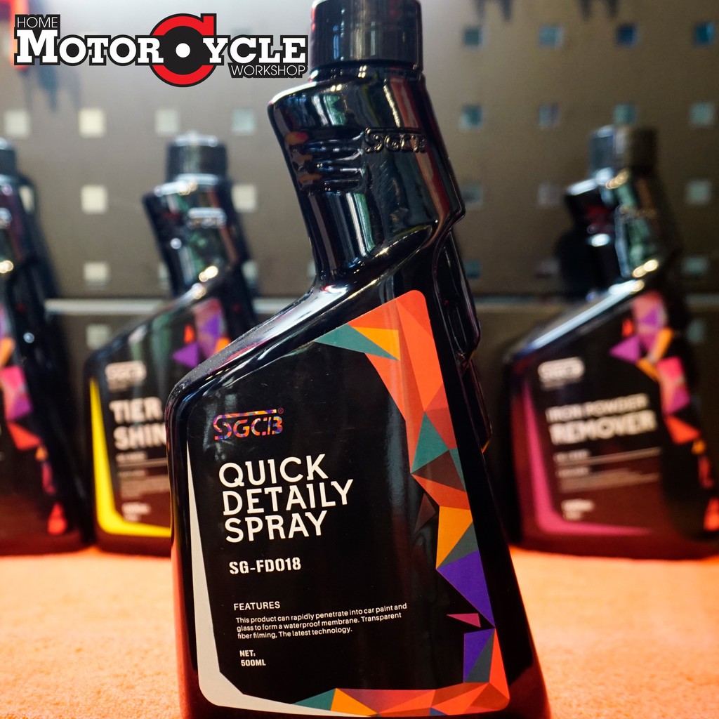 Tặng kèm khăn DUNG DỊCH PHỦ BÓNG NHANH – SGCB Quick Detaily Spray - Home Motorcycle Workshop
