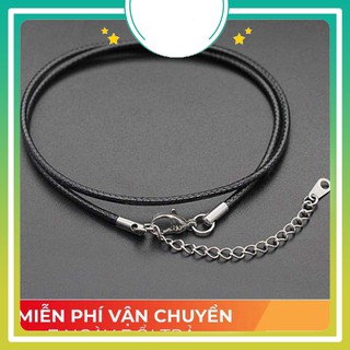 Dây chuyền da pu trơn không mặt