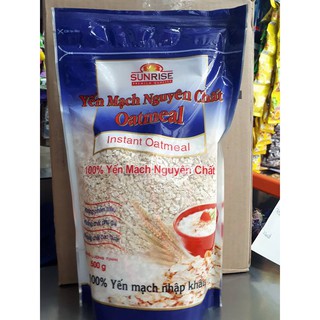 Yến mạch nguyên chất Oatmeal sunrise 500gr