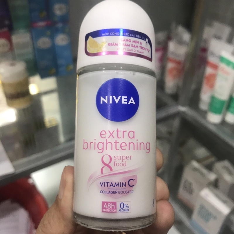 Lăn khử mùi NIVEA Extra Brightening 50ml