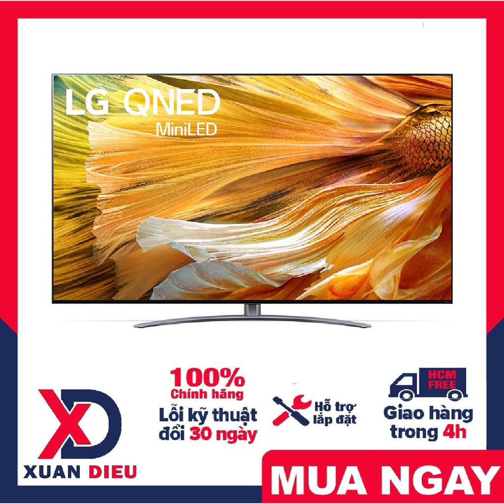 Smart Tivi QNED LG 4K 75 inch 75QNED91TPA Mới 2021 Hệ điều hành webOS 6.0,tìm kiếm bằng giọng nói tiếng Việt