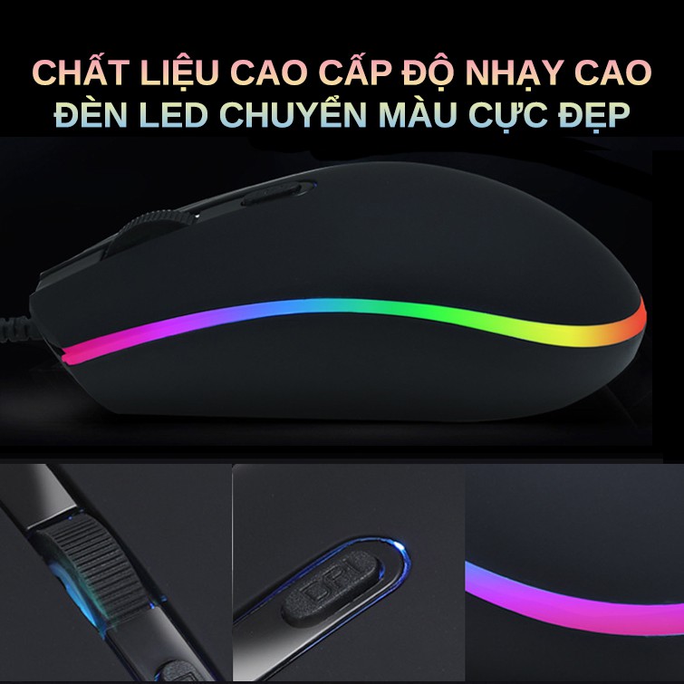 Chuột Quang Mantis Warship Vking M10 cổng USB