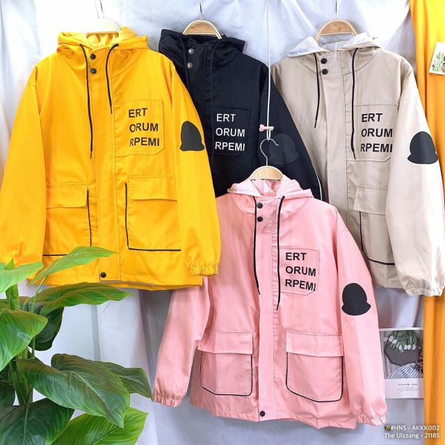 Khoác kaki form rộng túi hộp unisex SN200 KKK010 | BigBuy360 - bigbuy360.vn