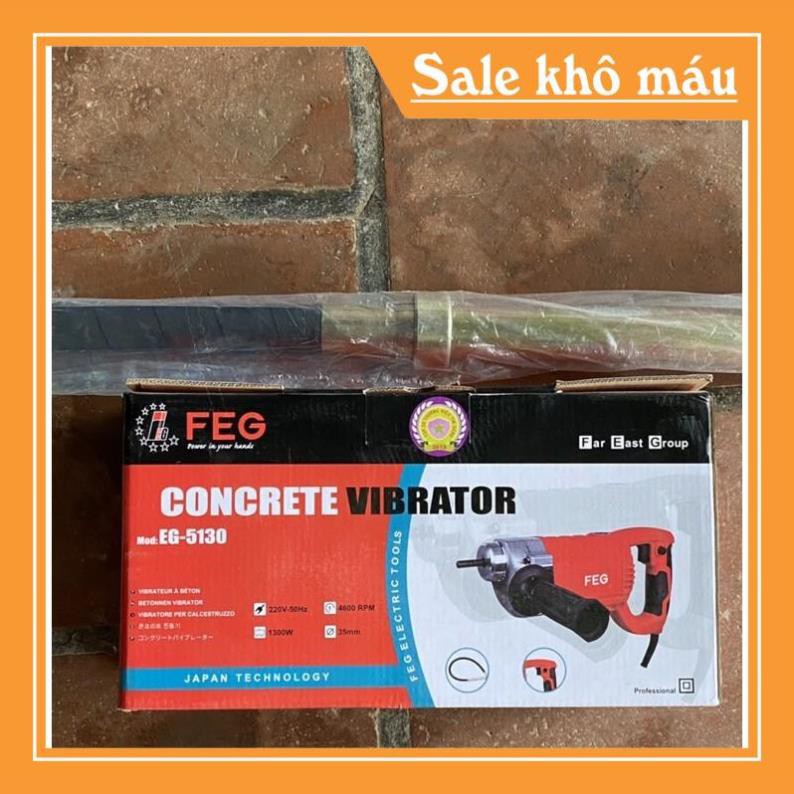 Bộ Máy đầm dùi betong cầm tay FEG - EG5130  => chuyên dùi đục bê tông