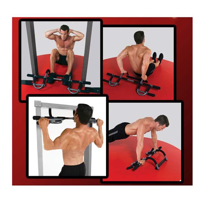 XÀ ĐƠN GẮN CỬA IRON GYM ĐA NĂNG NHIỀU ĐỘNG TÁC