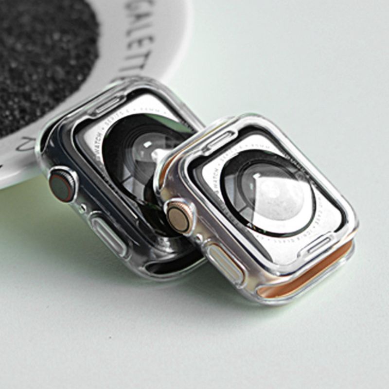 Ốp Điện Thoại TPU Mềm Chống Trầy 38mm 40mm 42mm 44mm Cho Tra