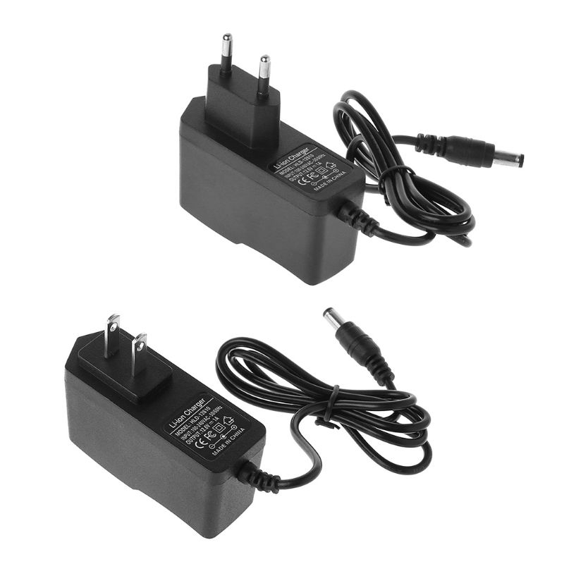 Bộ Sạc Pin Lithium 12.6v 1a 18650 / Ac 100-240v 5.5mm X 2.1mm