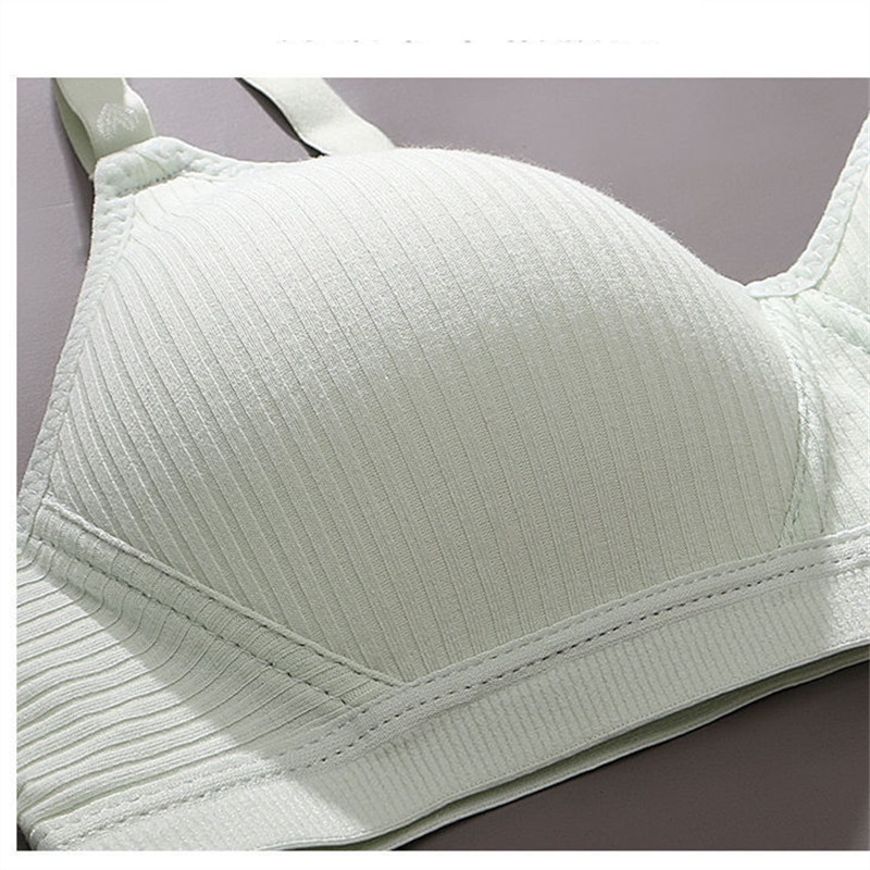 Áo lót vải cotton nâng ngực không đường may 4 màu thời trang cho nữ | WebRaoVat - webraovat.net.vn