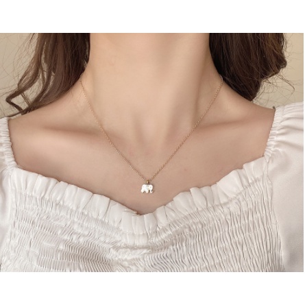 Dây chuyền mặt voi vàng sang trọng Shop Phụ Kiện Tiên Tiên