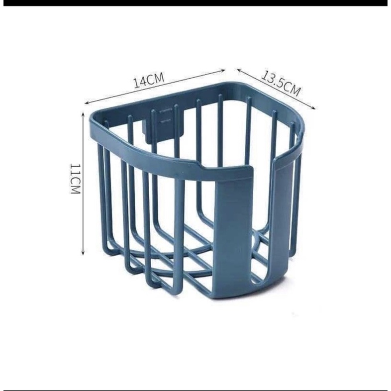 Giỏ đựng giấy vệ sinh bằng nhựa dán tường siêu tiện dụng