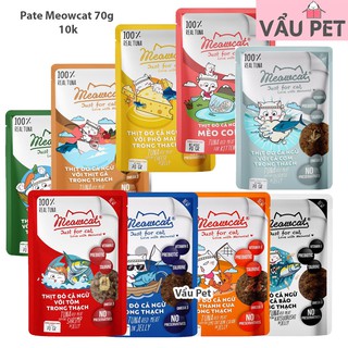 Pate Meowcat cho mèo gói 70g cao cấp (Trên 6 tháng)