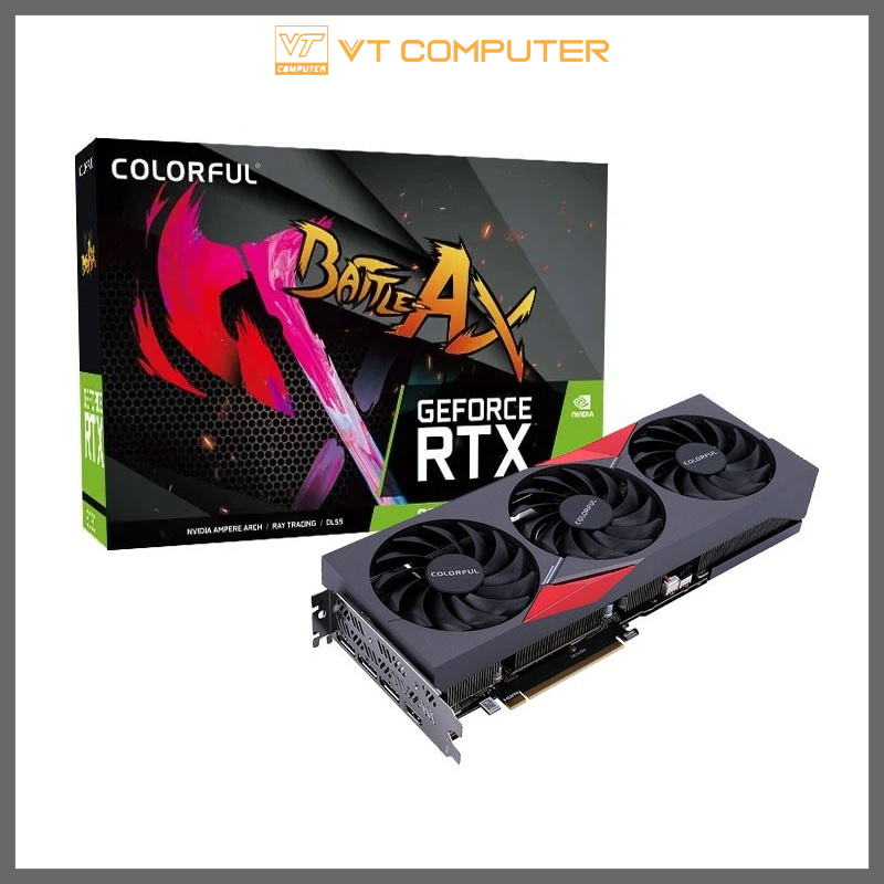 Card Màn Hình VGA RTX 3050 8Gb Colorful 3 Fan / Bảo Hành 36 Tháng