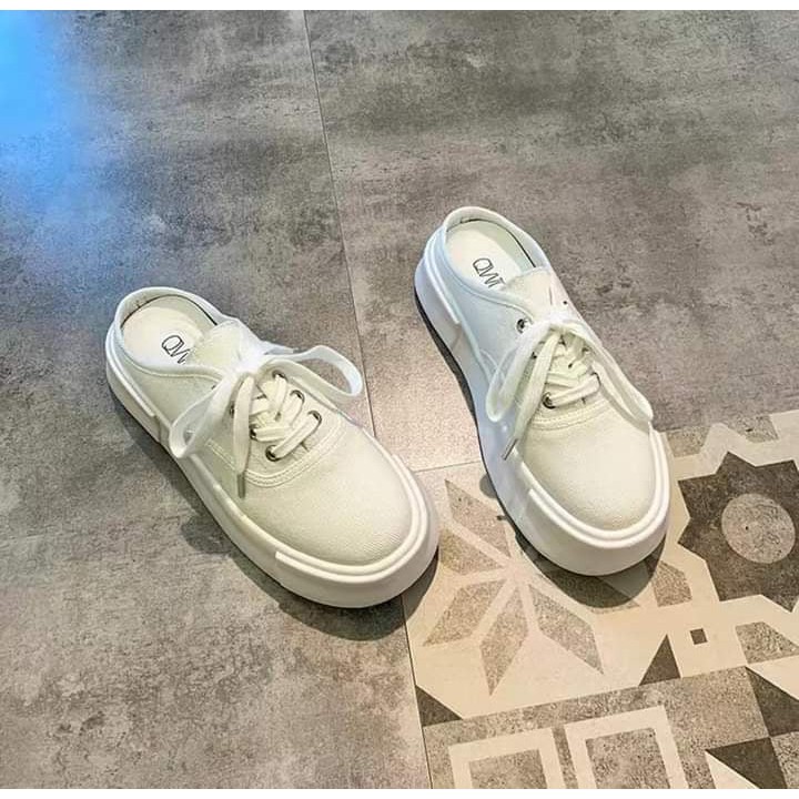 Giày sục sang chảnh đế bằng 3cm