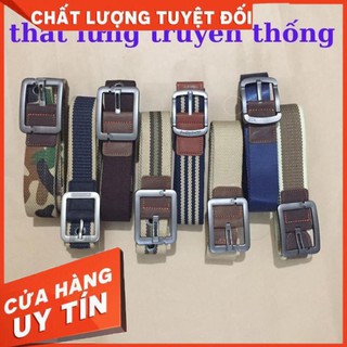 Thắt Lưng Vải Canvas 💖 Thắt Lưng Vải Giá Rẻ