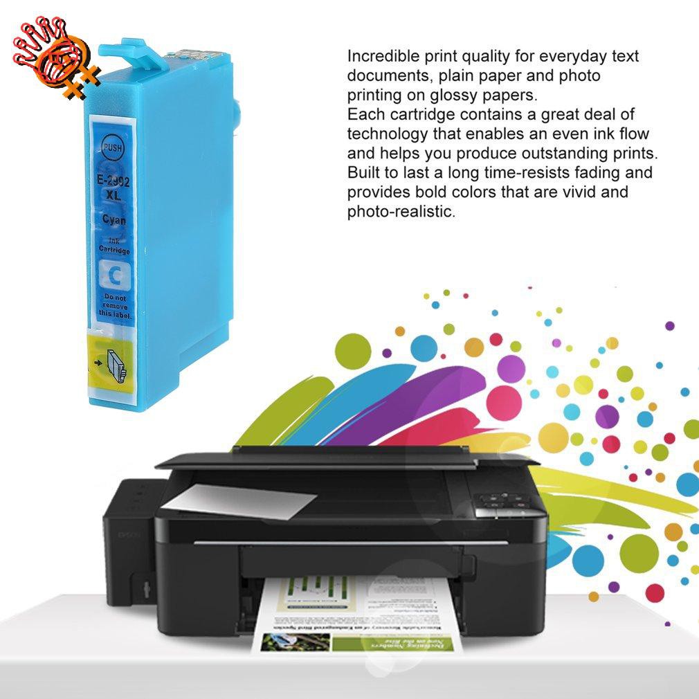 ✌ZSMC Ink Jet Cartridge Compatible for Epson 29XL XP-235/XP-432 Printer Non-OEM