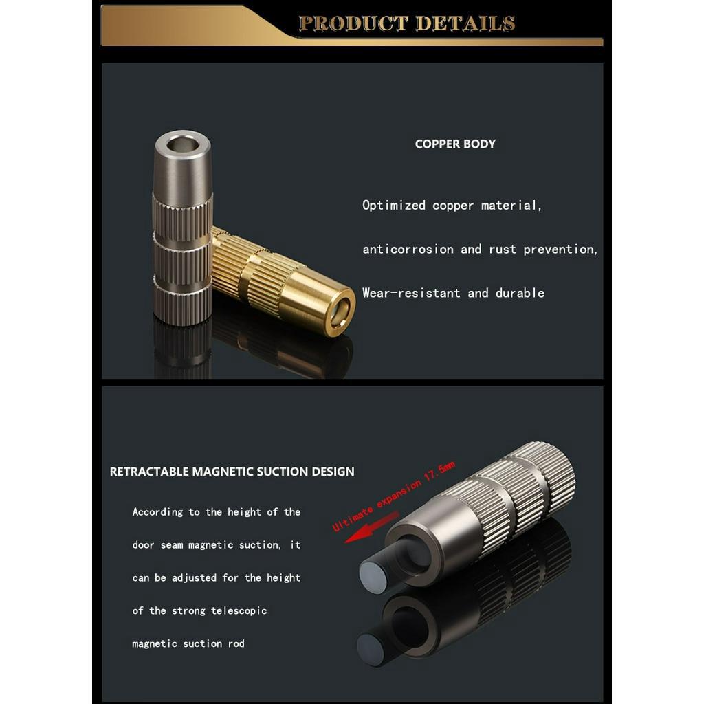 Dụng Cụ Chặn Cửa Bằng Nam Châm Hút Mạnh Không Cần Khoan Lỗ