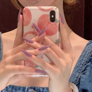 YADORNOS Set 24 Móng Tay Giả Màu Tím Thời Trang Cá Tính