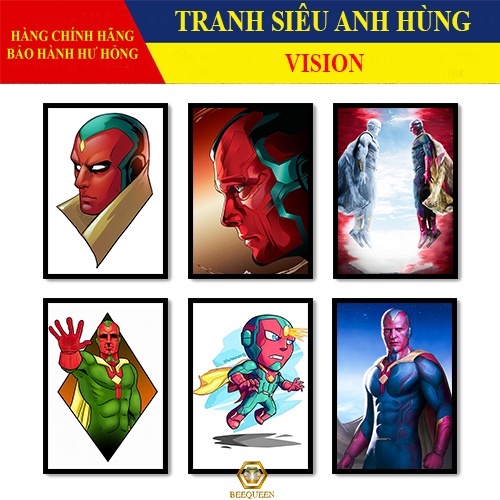 [MS1-25] Tranh Siêu Anh Hùng Vission