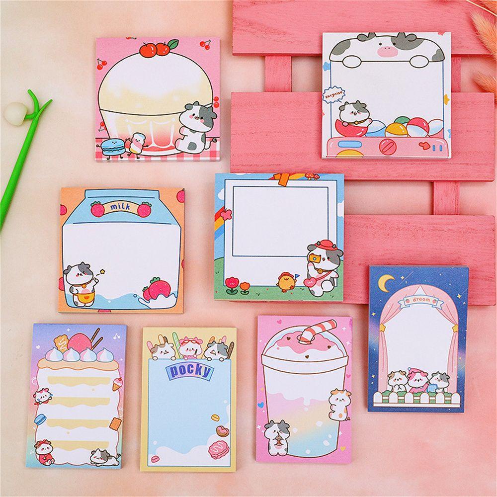 Set 80 Tờ Giấy Ghi Chú Họa Tiết Dễ Thương