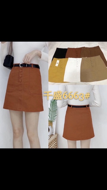 Chân váy kaki khuy hàng đẹp Quảng Châu | BigBuy360 - bigbuy360.vn