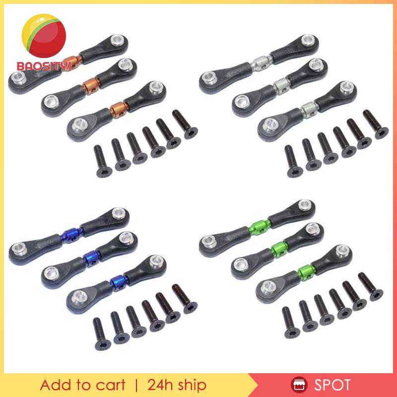 Bộ 3 Thanh Kéo Kim Loại Màu Xanh Lá Cây Cho Xe Điều Khiển TT02 TT02T RC