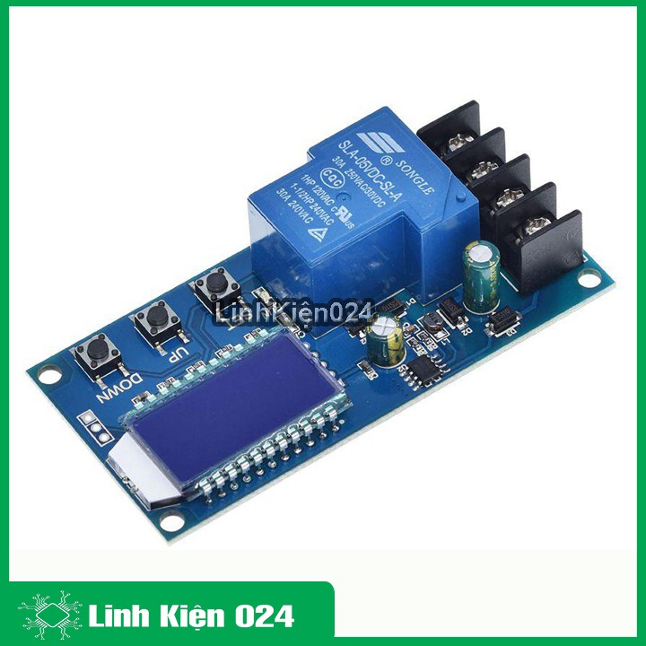 Mạch Sạc Acquy Tự Ngắt Bảo Vệ Quá Tải Hẹn Giờ Sạc XY-L30A 6VDC-60VDC 30A
